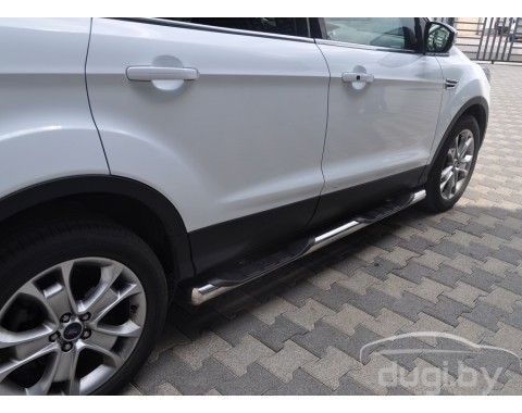 Пороги - трубы "Delux" для Kuga (2013-...).